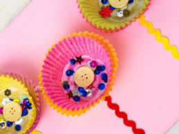 Practice pattern match by adding a different button every other button upward on the. Your Kids Will Love Making This Cupcake Liner Flower Craft