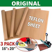 3pcs Heat Press Transfer Sheet Non Stick Oven Teflon Sheet Ptfe 16 X 20 Iron Heat Transfer Paper Reusable Heat Resistant Craft Mat Walmart Com Walmart Com