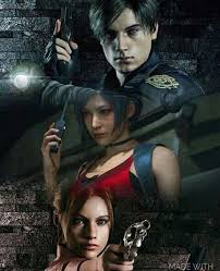 Re2r Leon Claire And Ada Resident Evil Anime Resident Evil Resident Evil Game