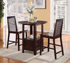 3 piece dark cherry counter height