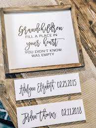 See more ideas about diy gifts, diy gifts for grandma, gifts. Grandparents Hanging Sign With Grandkids Names Gift For Etsy In 2021 Grandma Gifts Name Gifts Christmas Gifts For Grandma