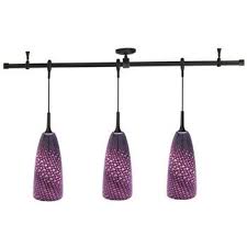 Nora Lighting 6 6 Straight Rail Kit With Casie Pendant Purple Design Available At Allmodernoutlet Com Track Lighting Kits Track Lighting Monorail Lighting