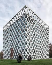 Wageningen University And Research Centre Atlas Building By Vinoly Location Wageningen Facade Architecture Commercial Architecture Geometric Architecture