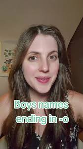 Boy Names Ending in