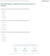 1st grade worksheets printable worksheets geometry worksheets parts of a circle plane geometry geometry triangles triangle worksheet circle diagram interior led lights. Quiz Worksheet Properties Of Concurrent Lines In A Triangle Study Com