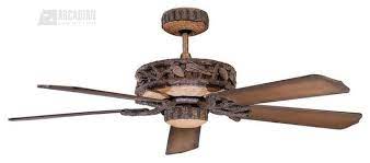 Outdoor ceiling fans are a variety of fans that are especially designed for installation and use in the outdoors, whether it is a park or your backyard. 52 Ponderosa Ceiling Fan For Wet Location Old World Leather Rustic Ceiling Fans By Buildcom Houzz