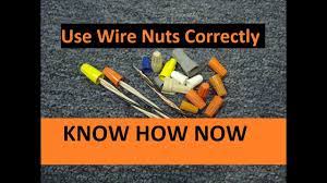 Scott explains the color and size of wire nuts are very important. How To Use Wire Nuts Youtube
