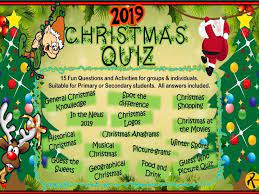 Mitchell claus on december 15, 2018: Christmas Quiz Activities 2019 15 Rounds Teaching Resources