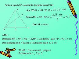 Oferă formule generale pentru toate tipurile de triunghiuri, pentru cazuri particulare de echilateral, isoscel și triunghiuri unghi drept. Coala Cu Clasele I Viii Ramna Calcule De