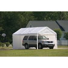 Canopy enclosure kit delivers more options, and more versatility to your canopy. Shelterlogic 10x20 8 Leg Canopy With Enclosure Kit 47461 Garage Car Shelters At Sportsman S Guide