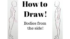 Copy the examples provided and teach yourself how to draw in an continuously drawing outlines is an excellent way to teach yourself how to create successful images. How To Draw Bodies From The Side Youtube