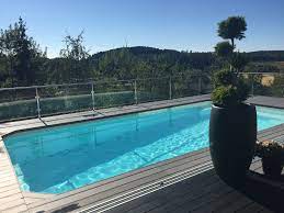 garde corps inox et verre pour securiser une terrasse avec piscine pose par l echelle europeenne france fre garde corps inox terrasse piscine garde corps
