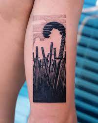 Jin is a ronin samurai who wanders the countryside alone. Samurai Champloo Oozytattoo Oozy Samuraichamploo Tattoos Korean Tattoo Artist Tattoo Artists