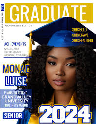 Graduation Magazine Cover, Magazine Cover Prom, Homecoming, Birthday  Template Can Be Edited in Canva Pro