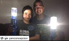 The couple had a super intimate and romantic civil wedding with the closest of family and friends on a boat in new york. Sweethearts Yam Concepcion Miguel Cuunjieng Team Up To Build Solar Lights Good News Pilipinas