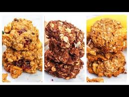 Healthy Granola Cookies 3 Delicious Ways Vegan Gluten Free Dairy Free Youtube Granola Cookies Vegan Cookies Granola Healthy