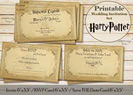 Free Printable Golden Ticket Templates Harry Potter Wedding Invitations Instant Download Wedding Invitations Modern Wedding Invitation Wording