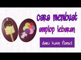 Cara Membuat Amplop Lebaran Dari Kain Flanel Amplop Angpao Youtube Kain Flanel Kain Amplop