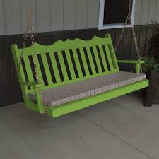 A L Furniture Yellow Pine Royal English Deluxe Garden Swing In 2020 Porch Swing Outdoor Swing Best Outdoor Furniture