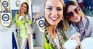 María Jesús Ruiz disfruta de la victoria de la Ponferradina antes de  celebrar la nueva colección de Julio Lama