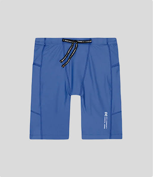 Mallas de running Bandit Superbeam 1 2Tights azul | La Squadra