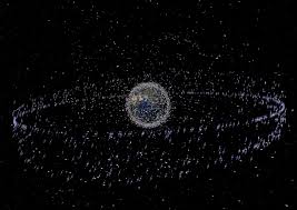 All The Satellites And Space Debris Orbiting Earth Space Debris Earth Orbit Astronomy