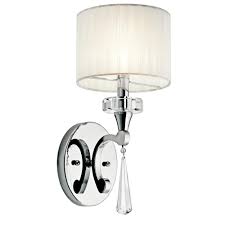 Sconces are a unique type of light fixture that you mount to your wall for a diffused light that sets a soothing ambiance. Wall Sconce 1lt 42634ch Living Lighting Newmarket