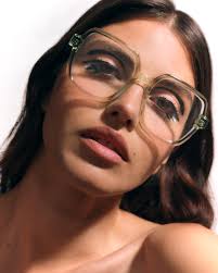 The Lou Square Women's Eyeglasses in Light green