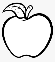 How to print black and white vector illustrations? Black And White White Apple Clip Art Hd Png Download Kindpng