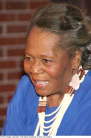 Irma Hall speaks to crowd]