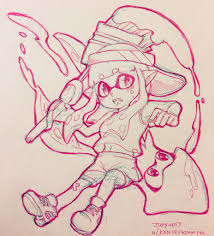 How to draw in splatoon 2 nintendo switch weapons octoling boy marie books a guns characters inkling girl. Request Commission I Draw Your Inkling Splatoon