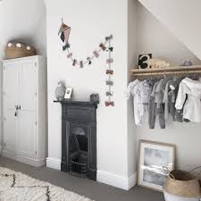 Handmade Kite Over Victorian Fireplace In Neutral Nursery Victorian Fireplace Shelves In Bedroom Bedroom Fireplace