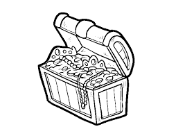Print this coloring page and fill it with typical pirate colors. Pirate Treasure Coloring Page Coloringcrew Com
