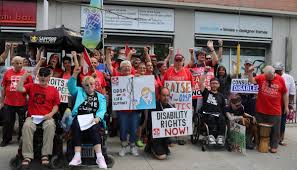 Members Of Disability Community Protest New Odsp Disability Definition Capital Current