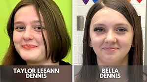 MISSING TEENS: There's concern for two young missing teenagers from Kansas  City. The National Center for Missing and Exploited Children shares Taylor  LeeAnn Dennis, 14, and Bella Dennis, 15, were last seen