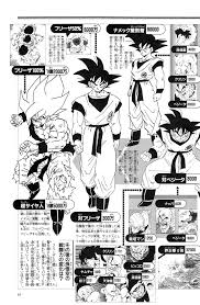 All dragon ball z characters and their power level, from the saga: Battle Power Guide Databook Battle Powers