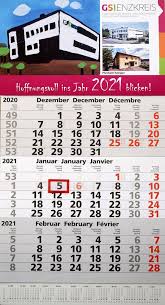 Tarikh berikut mungkin diubah suai. Der Gsi Kalender 2021 Ist Da Gsi Enzkreis Mbh