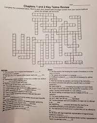 You made it to the site that has every possible answer you might need regarding la times crosswords.this is one of the best crosswords, crafted to make you enter a journey of word exploration. Name Chapters 1 And 2 Key Terms Review Complete The Chegg Com