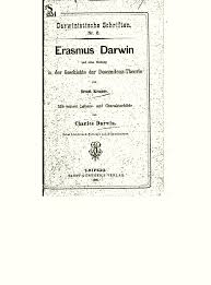 Darwin, C. R. 1880. Erasmus Darwin und seine Stellung in der Geschichte der  Descendenz-Theorie von Ernst Krause. Mit seineme Lebens- und Charakterbilde  von Charles Darwin. Leipzig: E. Günther.