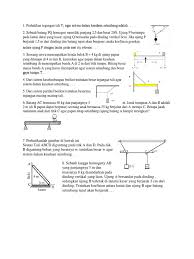 Karena kedua balok bergerak bersama maka percepatan kedua balok sama. Keseimbangan Benda Tegar