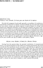 An abstract is not a review, nor does it evaluate the work being abstracted. Resumen Summary Revista De Historia Economica Journal Of Iberian And Latin American Economic History Cambridge Core