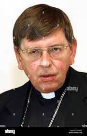 Kurt Koch, bishop of Basel, Switzerland, pictured at a press conference in  Basel, Switzerland, Monday, 3 July 2006. The bishops of Basel, Strasbourg  and Freiburg took a clear opponent position to medicide