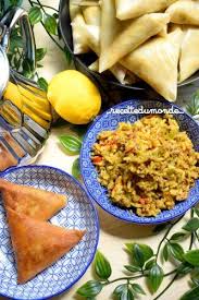Briwates Samossa Viande Hache Riz Et Poivrons Recette Du Monde Recette Du Monde Idee Recette Ramadan Idee Recette