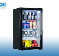 98L 94W 60Hz Glass Small Drinks Display Fridge Cooler Auto ...