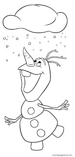 Download and print free olaf frozen coloring pages. Cute Frozen Olaf Coloring Pages Olaf Coloring Pages Coloring Pages For Kids And Adults