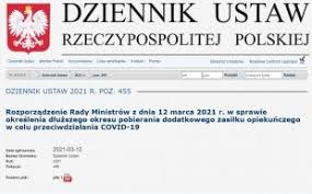 Świadczenie przysługuje rodzicom, którzy spełnią określone warunki. Dodatkowy Zasilek Opiekunczy Wydluzony Do 28 Marca 2021 Niezalezny Samorzadny Zwiazek Zawodowy Policjantow