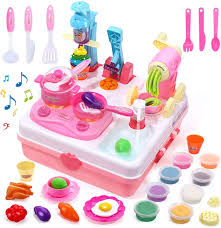 Teamson kids' play kitchen is a classic wooden kitchen with a stove that opens, a microwave, a sink, and working stove knobs. Buy Playdough Sets Play Dough Tools Kit Kitchen Creations Ice Cream Maker Machine Sink Toy Cooking Toys With Sound And Light 8 Colors Play Dough Included Online In Kazakhstan B08cxjd2cw