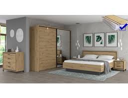 Leichte klappbetten wiegen zwischen 10 und 20 kg. Schlafzimmer Thore 60a Artisan Eiche 5 Teilig Rost Matratze Bett Led Kaufen Bei Vbbv Gmbh Co Kg