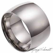 Mens Super Wide Wedding Band Mens Wedding Ring Womens Etsy Comfort Fit Rings Stainless Steel Wedding Bands Stainless Steel Rings
