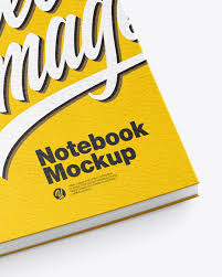 Use this stunning mockup to market your brand or promote any product. Leather Notebook Mockup In Stationery Mockups On Yellow Images Object Mockups